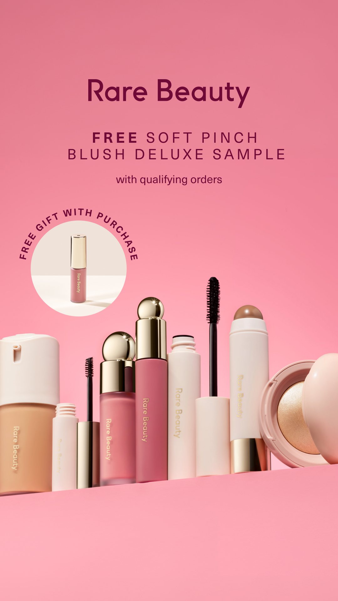 Rare Beauty ad: The same gift, in story format.